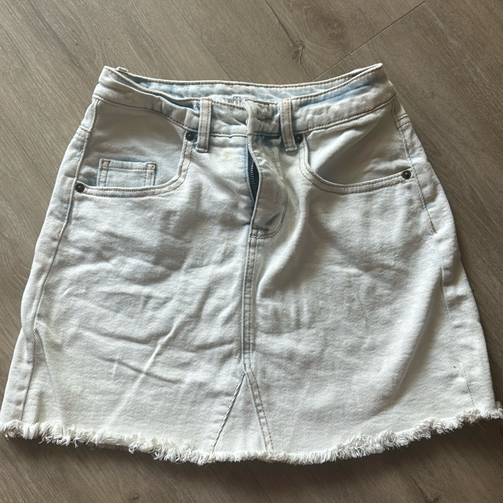 Wild Fable, Jean Skirt (see Spotting In Pic)